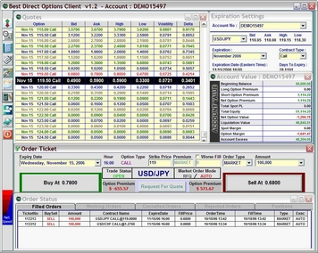 Simulated Online Trading